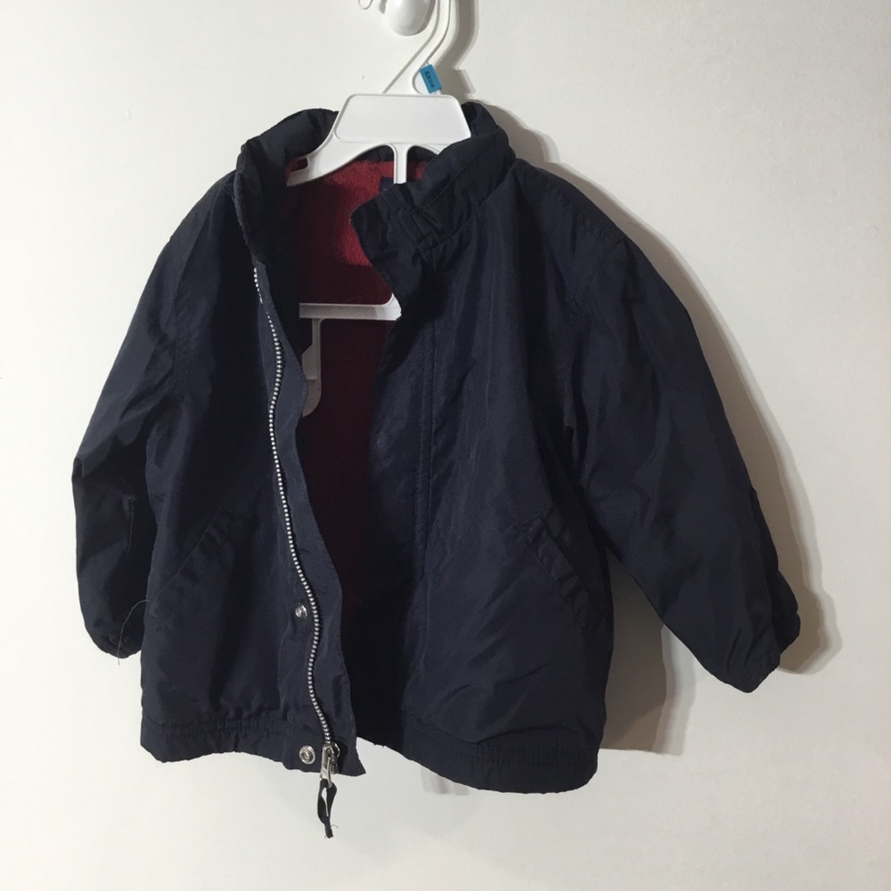 Gap Navy Blue fleece lined lightweight jacket